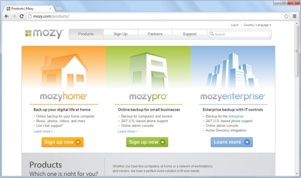 Mozy Plans | Home, Pro and Enterprise