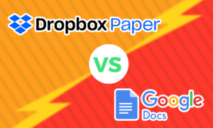 Dropbox paper vs Google docs